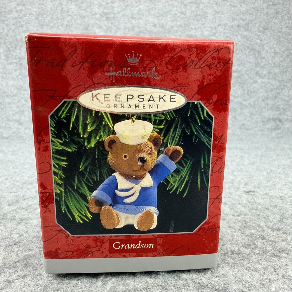 Hallmark Keepsake Ornament 1998 Grandson Sailor Bear John Collin Francis QX6676